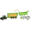 Imagem de Trator de brincar DEUTZ-FAHR Agrotron com conjunto de reboques Joskin