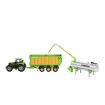 Imagem de Trator de brincar DEUTZ-FAHR Agrotron com conjunto de reboques Joskin