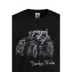 Imagem de T-shirt preta para homem DEUTZ-FAHR