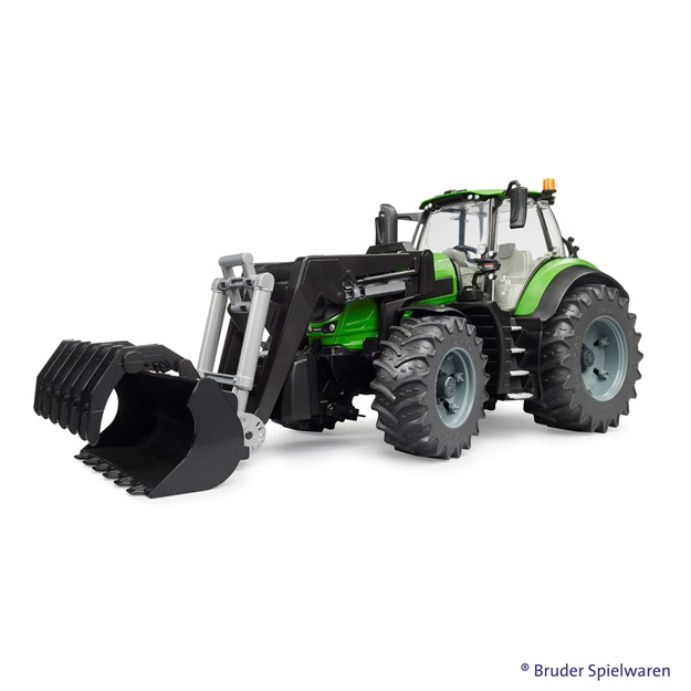 Imagem de Trator de brinquedo DEUTZ-FAHR com carregador frontal