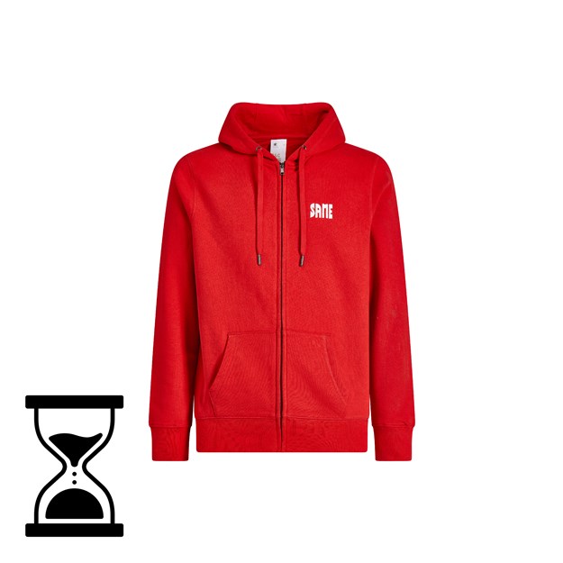 Imagem de Sweatshirt vermelha com capuz homem SAME