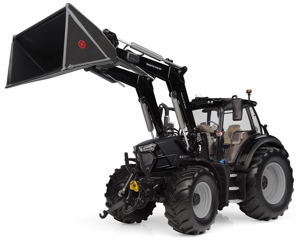 Imagem de Modelo à escala DEUTZ-FAHR 6150.4 TTV WARRIOR BLACK com carregador - Edição limitada